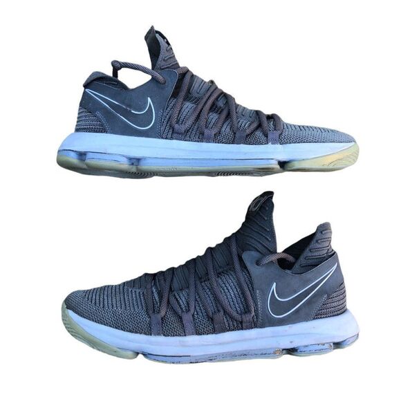 2017 Nike KD 10 'Dark Grey' Size 12 - Picture 7 of 16